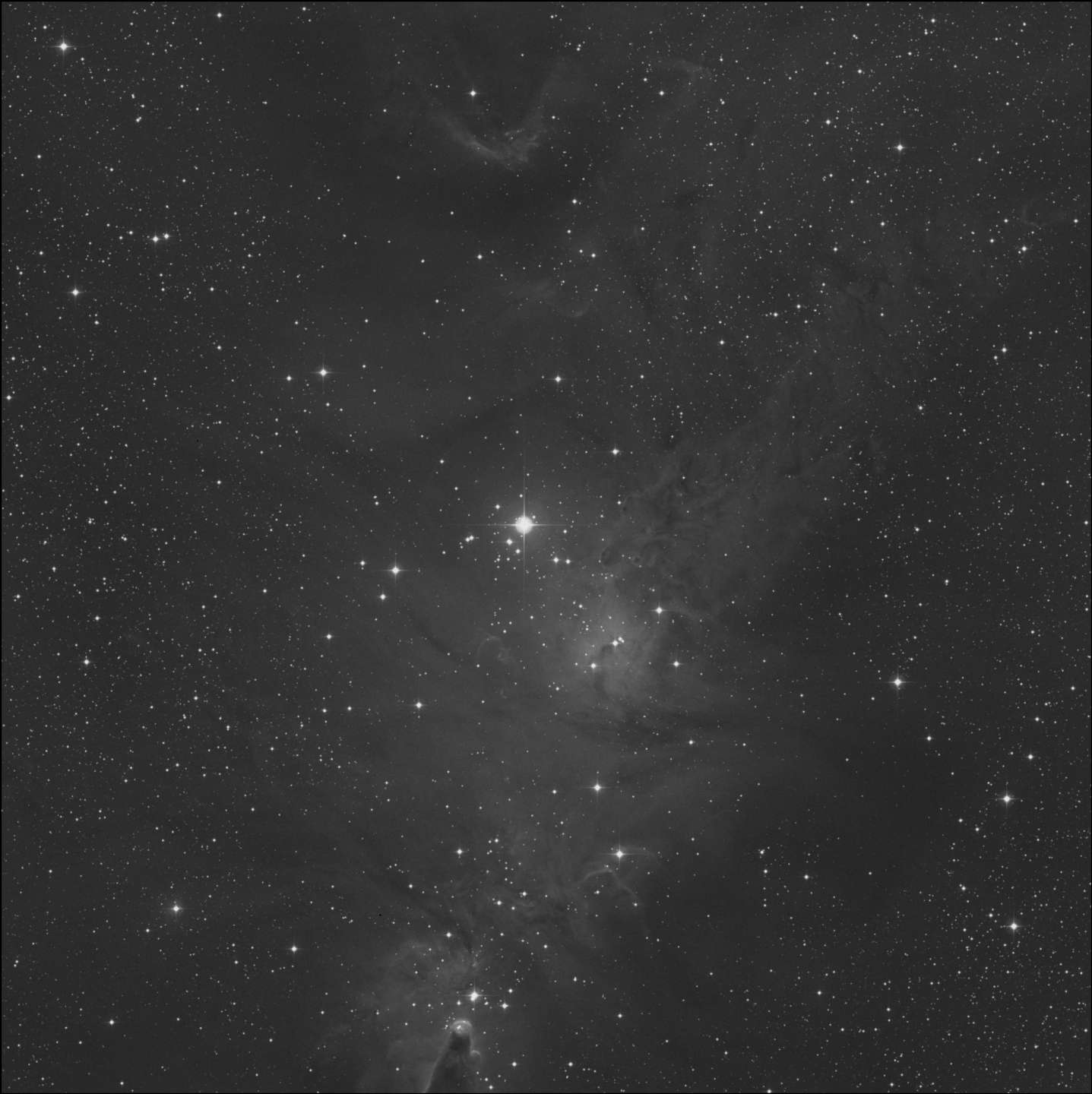 Sharpless 2-273, Sh2-273, Christmas Tree Cluster, Cone Nebula (Conus N.), X-mas Tree Cluster